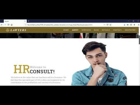 Law Firm website template free download
