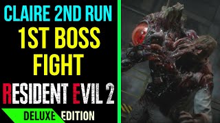 1St Boss Fight Claire 2Nd Run Resident Evil 2 Deluxe Edition