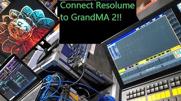 How to control Resolume from a GrandMA Lighting console