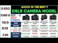📸Best DSLR Camera Brand Models 2024 | Canon 200D vs Canon 1500D vs Nikon D7500 vs Nikon D780