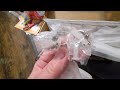 Unboxing under desk cable management tray