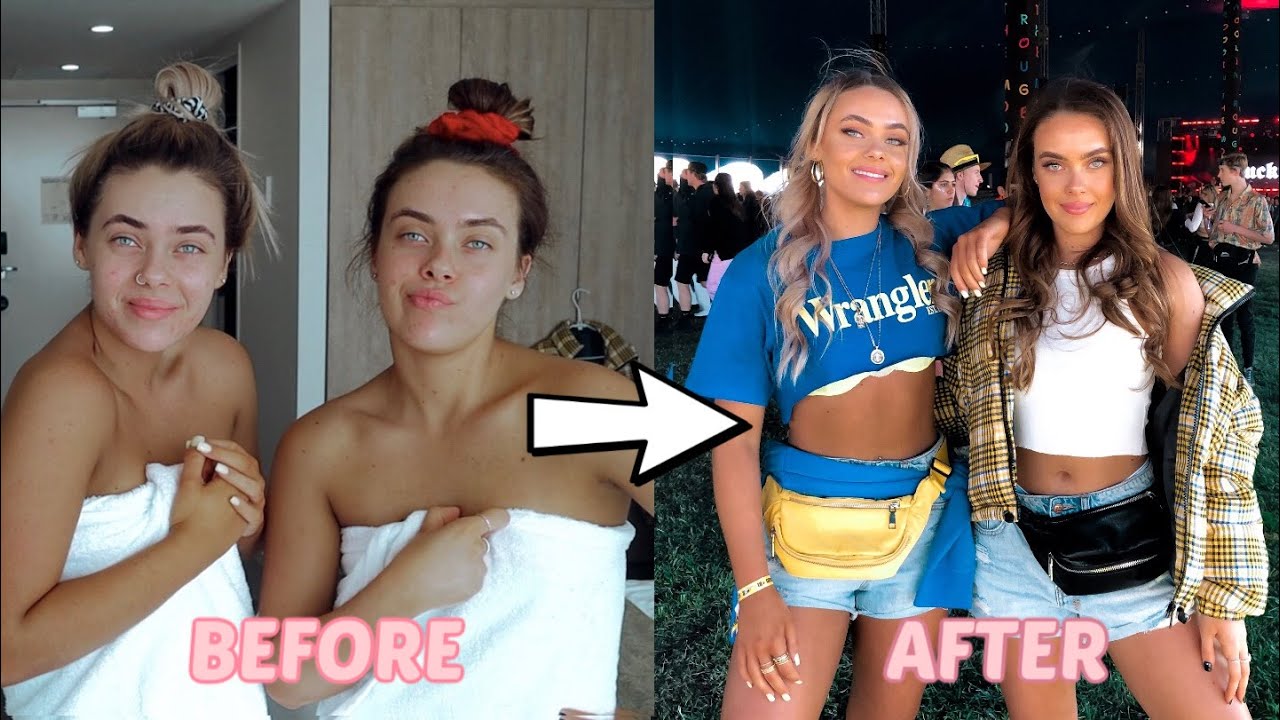 5hr Festival Transformation GRWM... *intense glow up*