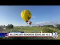 Balloons over Rockbridge begins July 4th and July 5th