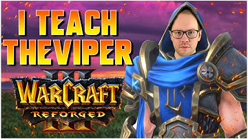 Teaching WC3 to a smart Norwegian man - "WC3 meets AoE2" ft. TheViper