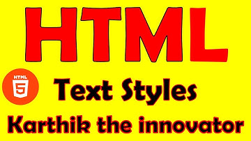 Text Style in HTML || Learn HTML text formatting in 2 minutes || HTML Tutorials