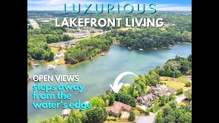 LAKE LANIER 🏡⛵️ LUXURIOUS LAKEFRONT HOME JUST A STONE’S THROW FROM THE WATER!!**