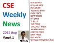 CSE Weekly News - 1st Week August 2025