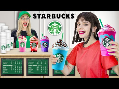 I Opened My Own Starbucks at Home I We Turned Our House into a Starbucks By Crafty Hype