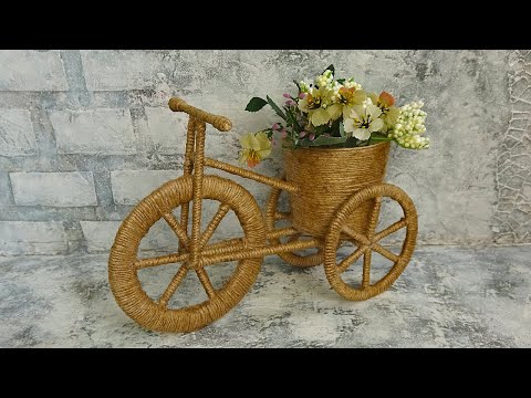 Декоративный велосипед. Поделка своими руками