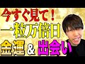【金運&恋愛】一粒万倍日は金運だけじゃない!パートナーとの出会いが待っている日にすることを教えます!