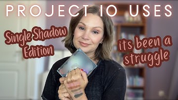 PROJECT 10 GEBRUIK || Deuken maken in enkele schaduwen // Update Twaalf