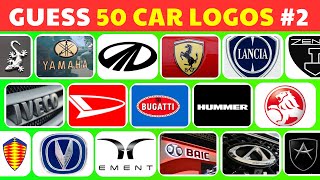 Guess 50 Car Logos In 3 Seconds #2 | 50 Car Logos | Logo Quiz 2024