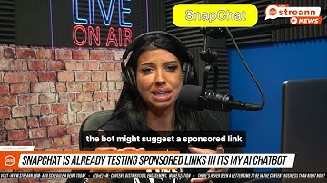 📣 Snapchat. is already testing sponsored links in its My AI chatbot.