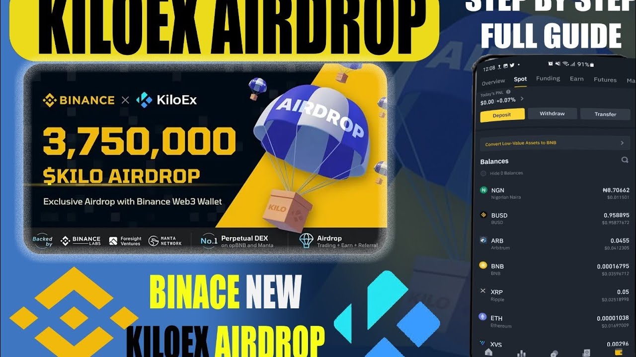 Binance KiloEx Airdrop - Earn 3.75M Tokens Worth $50! | Binance Web3 Airdrop kase Join kre