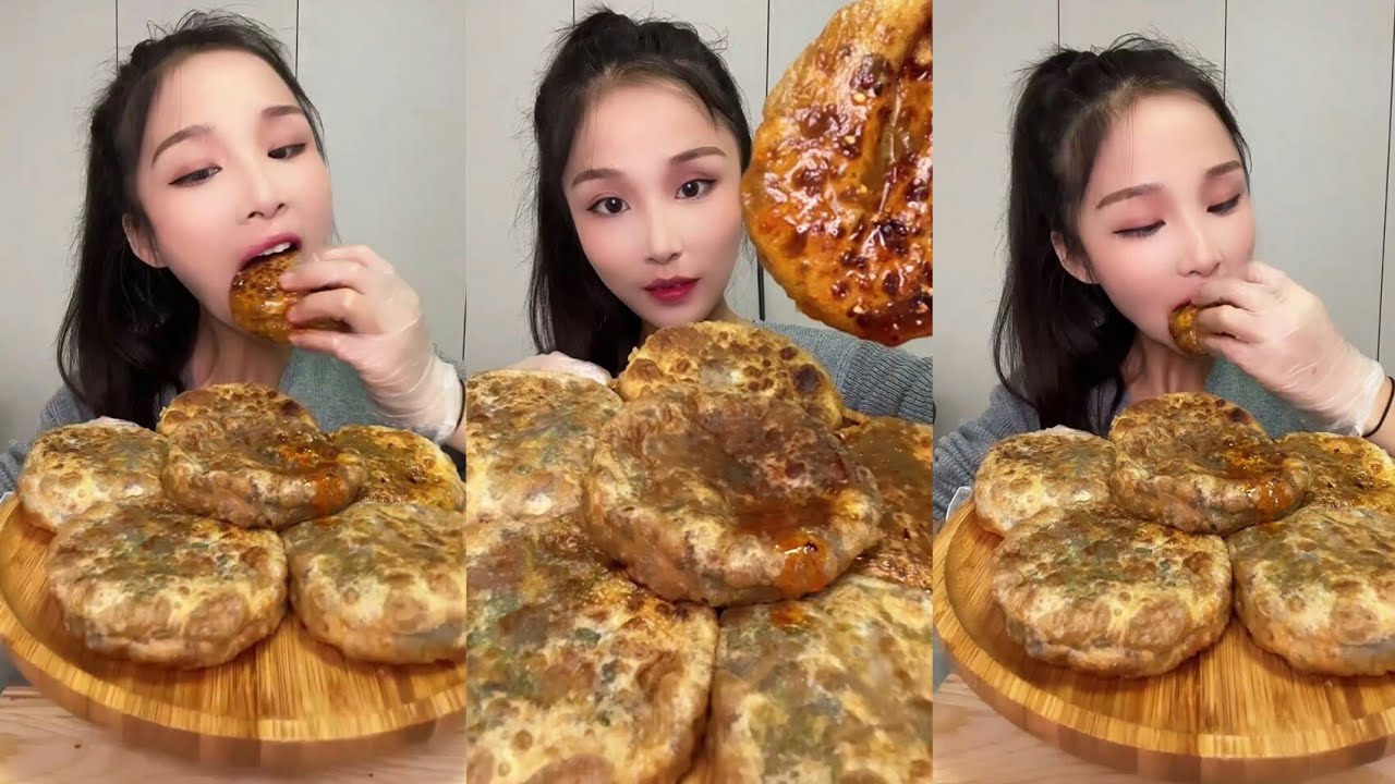 ASMR MUKBANG pie food EATING SHOW | Chinese food