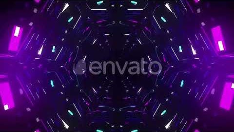 4k Cyber Tunnel Vj Loops 1 | Motion Graphics - Envato elements