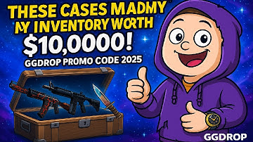 GGDROP - THESE CASES MADE MY INVENTORY WORTH $10,000! 💎 - GGDROP PROMO CODE 2025