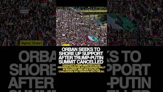 ORBAN SEEKS TO SHORE UP SUPPORT AFTER TRUMP-PUTIN SUMMIT CANCELLED
