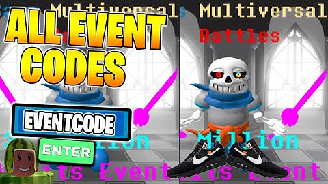 ALL *NEW* CODES in [EVENT!] Sans Multiversal Battles! (ROBLOX)