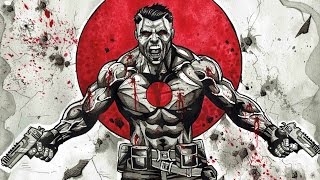 Bloodshot A Dredfunn India Ink and Watercolour Painting