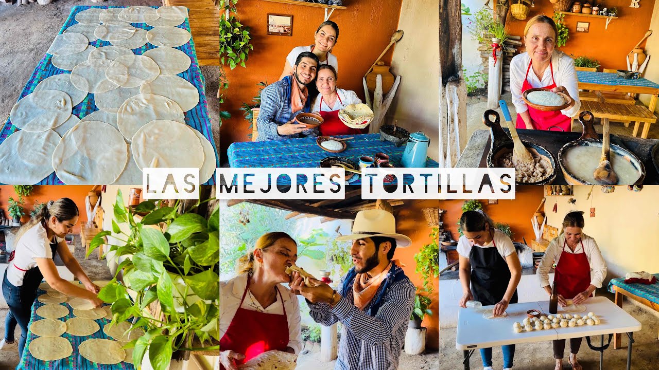Así se hacen las mejores tortillas sinaloenses “TORTILLAS DE HARINA” 😱 con cuajada y frijol…