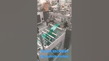Single line star seal garbage bag making machine #shorts