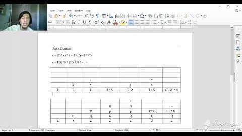 Computer Architecture : Program execution expression || Postfix Notation and Stack Diagram