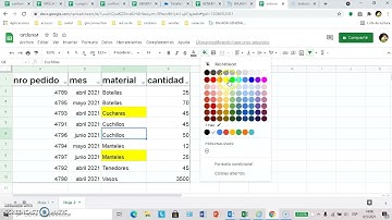 como ordenar datos en la hoja de calculo de google - Google Sheets