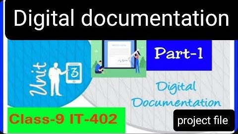 IT Project  file on Digital documentation Class-10th #projectfile #project #assignment #artandcraft