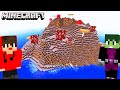 Minecraft: DUPLA SURVIVAL - CONSTRUINDO a ILHA COGUMELO!!! #211