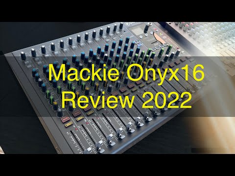 Mackie Onyx16 2022 - YouTube