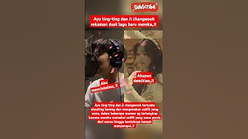 Ji changwook dan ayu ting-ting rekaman bareng‼️😍😘🥰 #ayutingting #jichangwook #trending #shorts