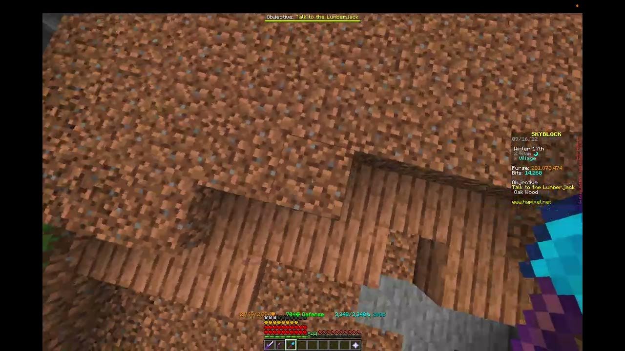 POV Redstone rune Hypixel skyblock YouTube