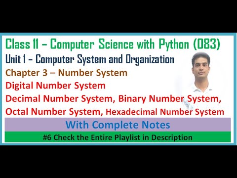 Number System | Class 11 Computer Science with Python | Chapter 3 ...