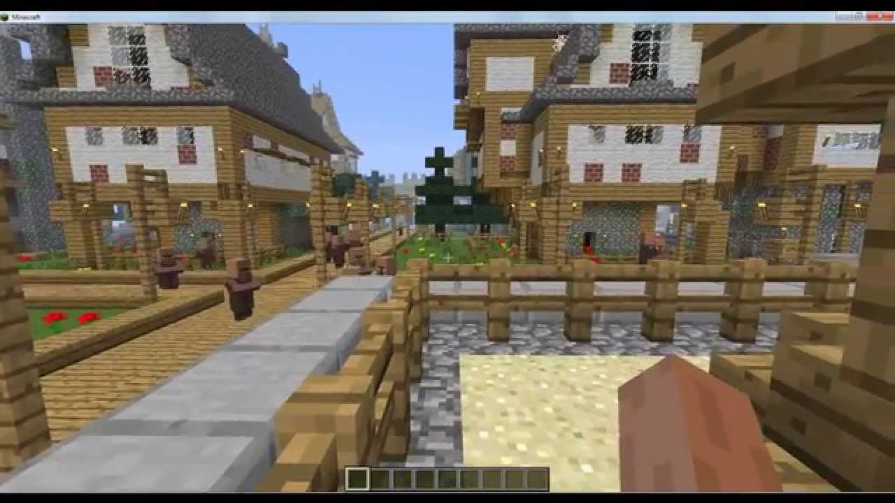 Карты городов для Minecraft