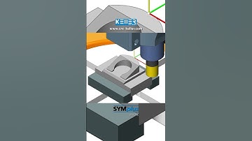 Swivel around A axis (rotary axis around X) Thread milling (3+2 Axes) #shortvideo #shorts #fyp #cnc