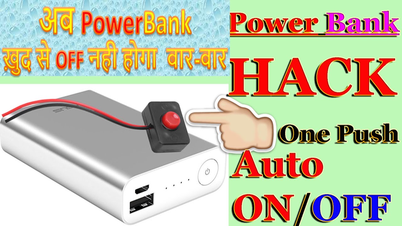 Power Bank Auto Off Solution HACK, How to Turn Off Power Bank Auto Off  Function