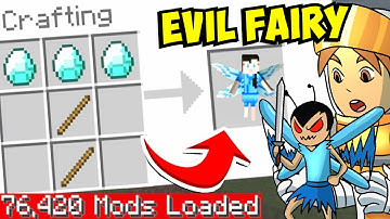 2.0 Largest Minecraft Modpack but EVERY crafting recipe is RANDOM 4