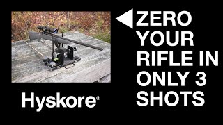Zero Your Rifle In Only 3 Shots