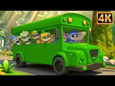 Wheels on the Bus: Dinosaur Edition, Kids Song & Nursery Rhyme