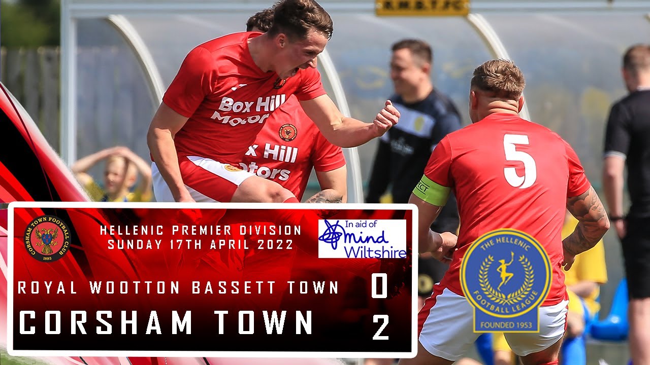 Royal Wootton Bassett Town FC 0 V 2 Corsham Town FC Hellenic Premier