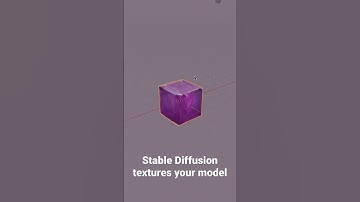 AI texturing in Blender in 15s