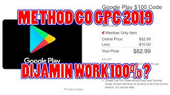 METHOD CO GPC ( GOOGLE PLAY CARD ) 2019 ! PART 2 - Durasi: 7.30. METHOD CO GPC ( GOOGLE PLAY CARD ) 2019 ! PART 2 - Durasi: 7.30.
