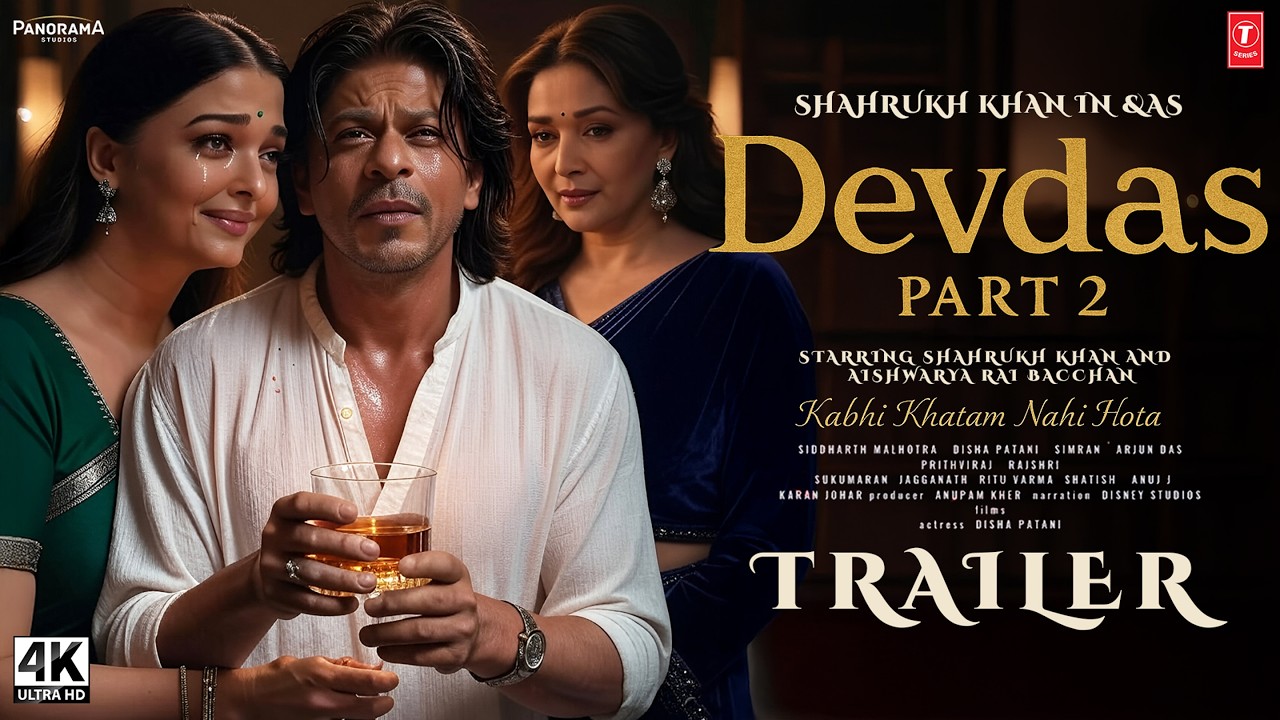 Devdas 2 - Trailer | Shah Rukh Khan | Aishwarya Rai Bachchan | Madhuri Dixit | New Movies 2025