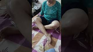 total knees replacement rehabilitation Home Visit therapy Session... #physiotherapist #knees #physio