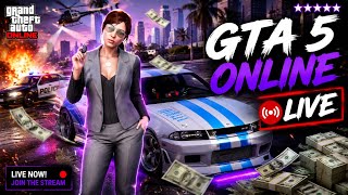 GTA 5 Online LIVE 🔴 Solo Grinding + Public Lobby Chaos