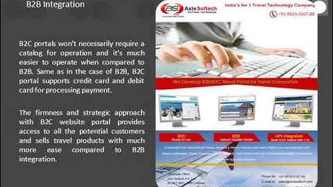 Create a B2C/B2B Travel Portal Online through Axis Softech