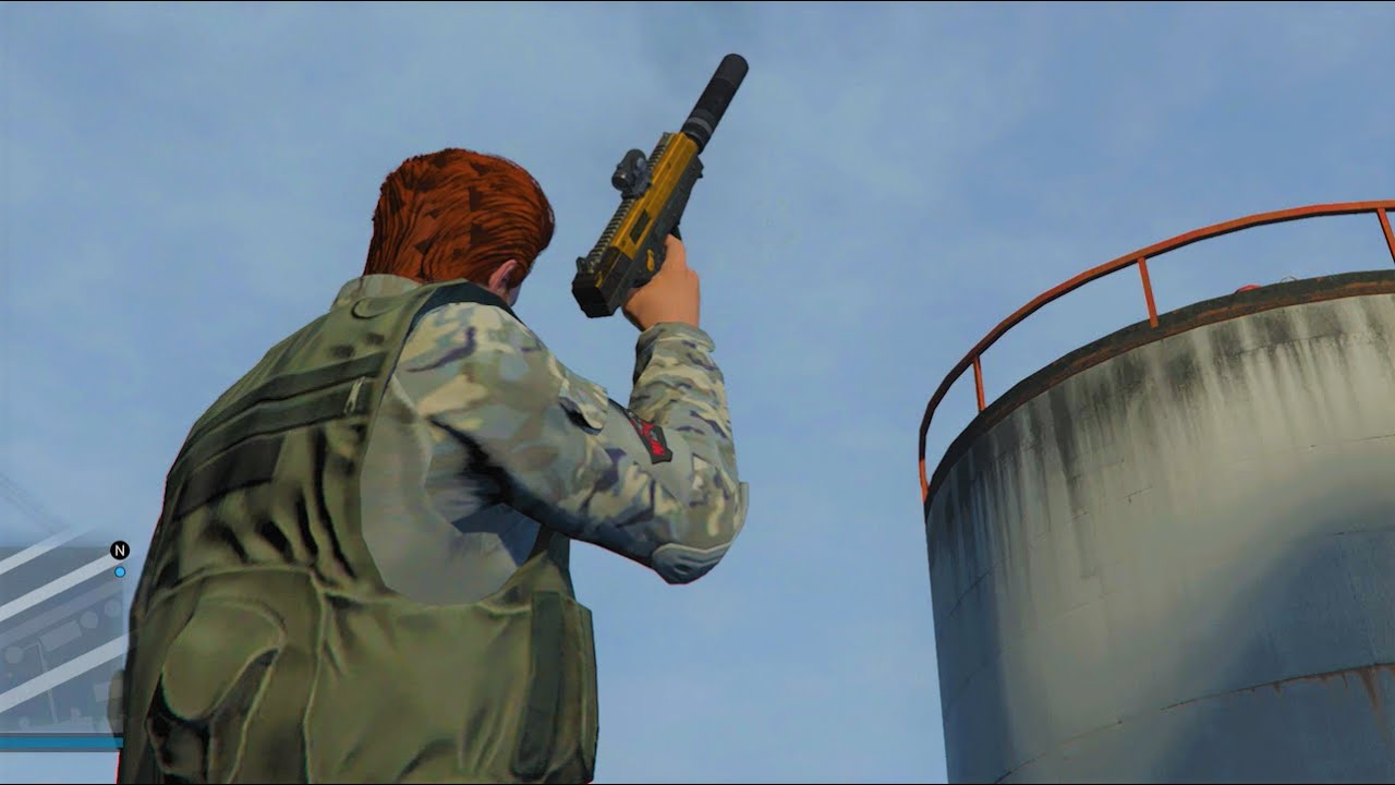 GTA V Online Esta es La NUEVA ARMA SMG DLC Mercenarios DE San Andreas ...