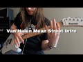 Van halen mean street intro cover