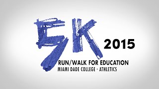 Miami Dade College Kendall Campus 5K highlights 2015